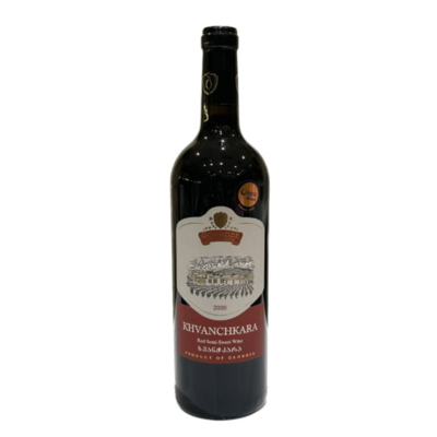 Красное полусладкое вино Хванчкара Сванидзе 2021 (Рача, сорта Муджуретули, Александроули)
